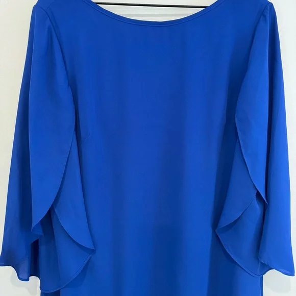 AB Studio Dress with Unique Sleeves Size Lg - Picture 11 of 11